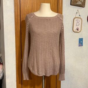 Pink Republic Mauve Knit Sweater - Women’s Size Medium